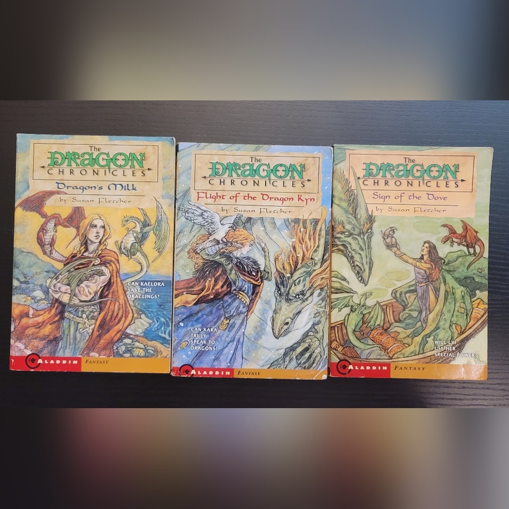 Dragon Chronicles  Susan Fletcher Dragons milk Flight of Kyn Sign of Dove Book